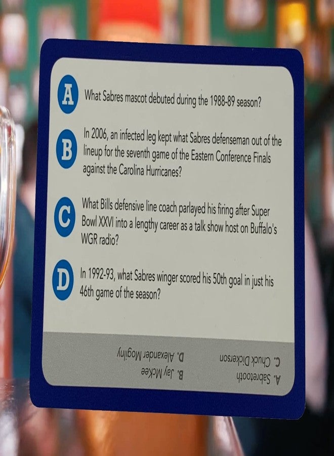 You Gotta Know Buffalo - Sports Trivia Game - Image 5